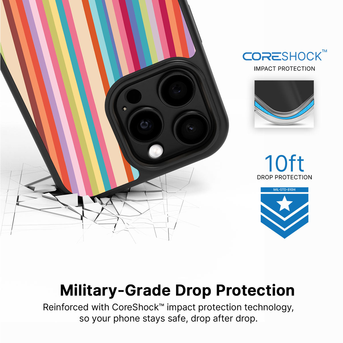 Candy Stripe - iPhone 14 Pro Case #case type_core (magsafe), #case type_core (non magsafe)