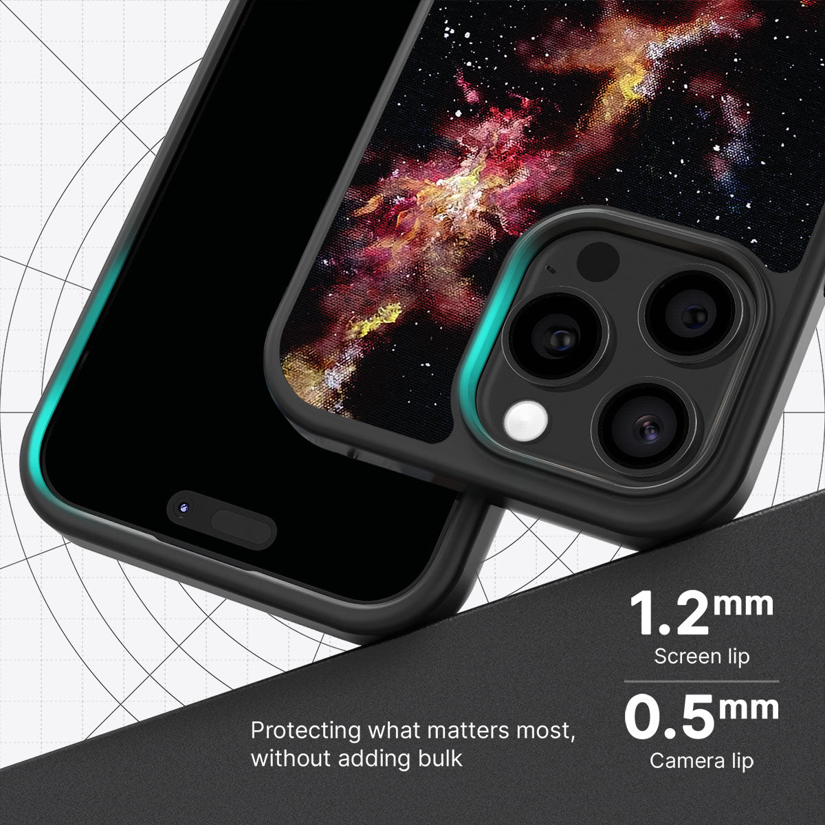 Cosmic Flare - iPhone 14 Pro Case #case type_core (magsafe), #case type_core (non magsafe)