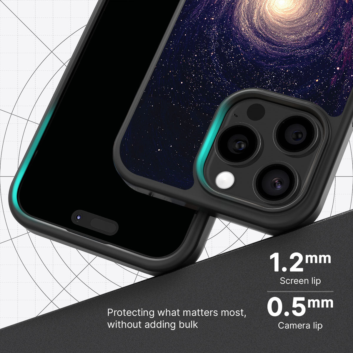 Cosmic Vortex - iPhone 14 Pro Case #case type_core (magsafe), #case type_core (non magsafe)
