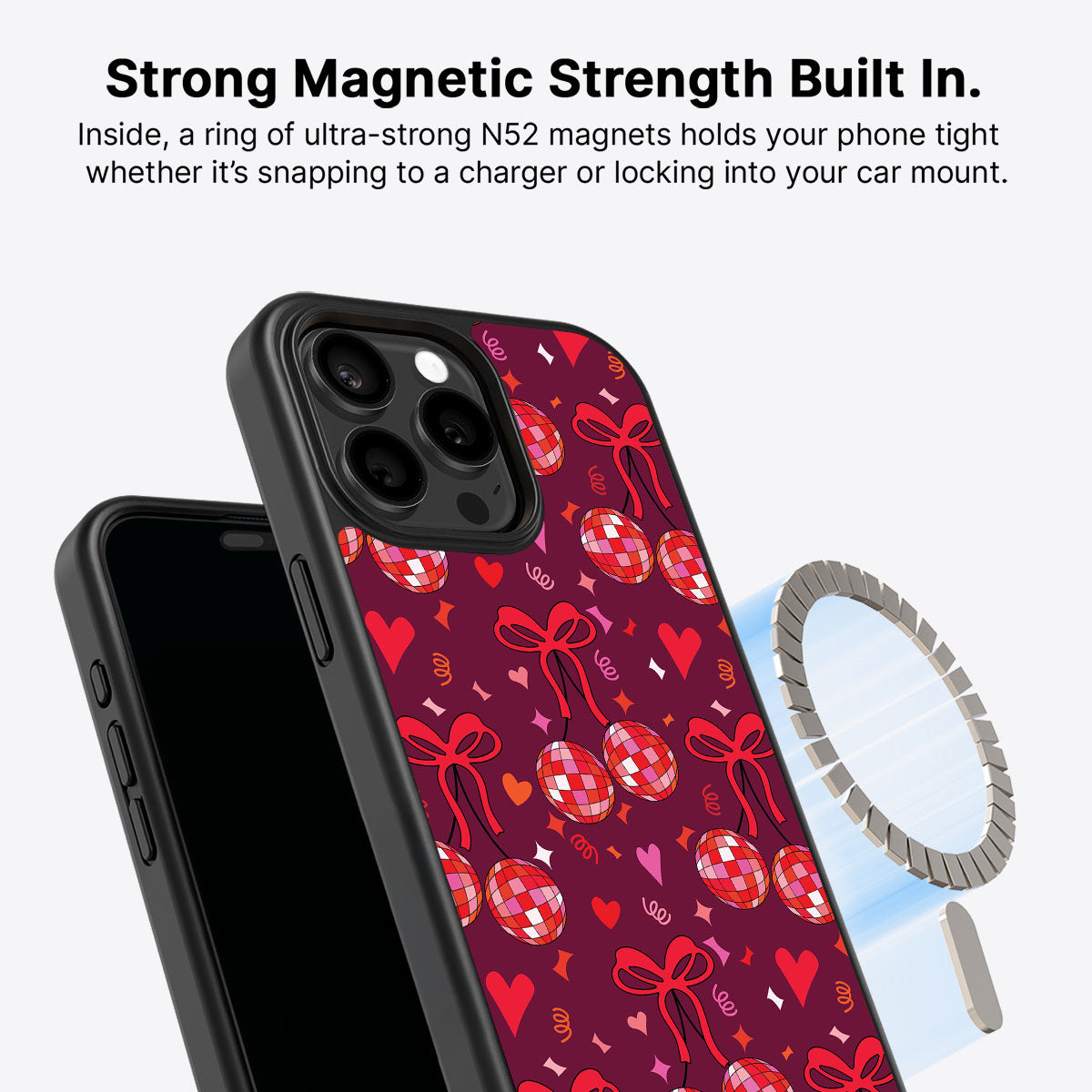 Disco Cherries - iPhone 14 Pro Case #case type_core (magsafe)