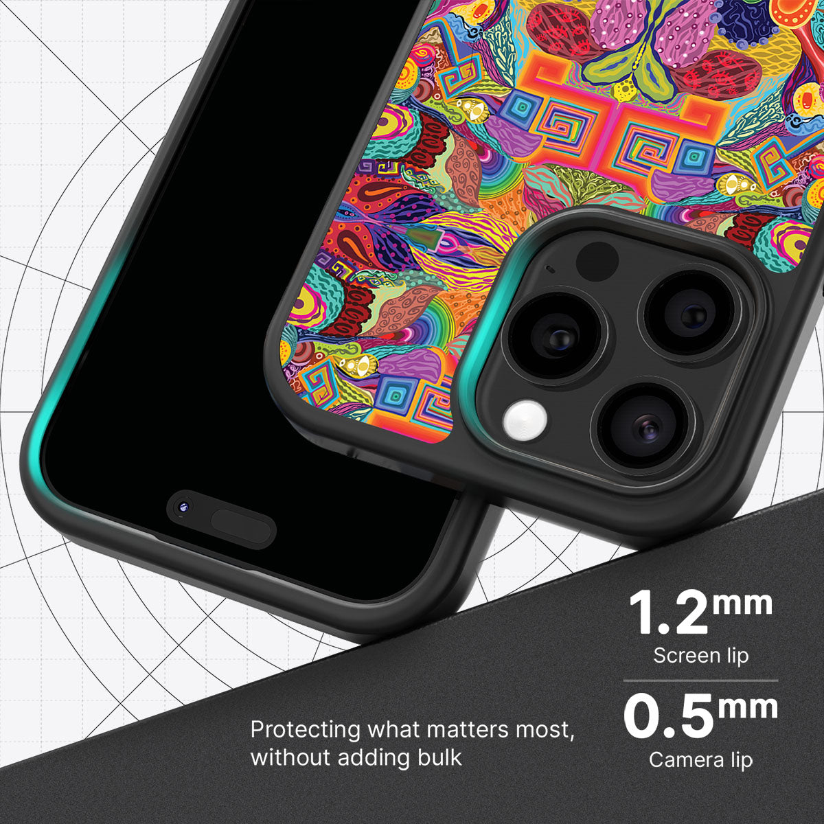 Psychaedellic - iPhone 14 Pro Case #case type_core (magsafe), #case type_core (non magsafe)