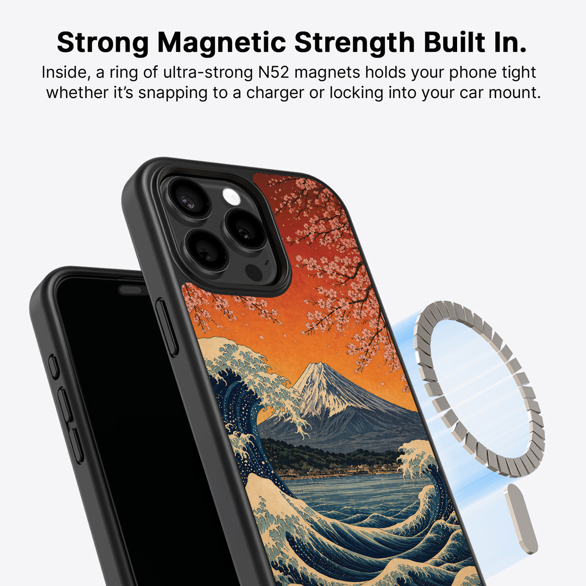 iPhone 14 Pro MagSafe case – Sakura Coast design