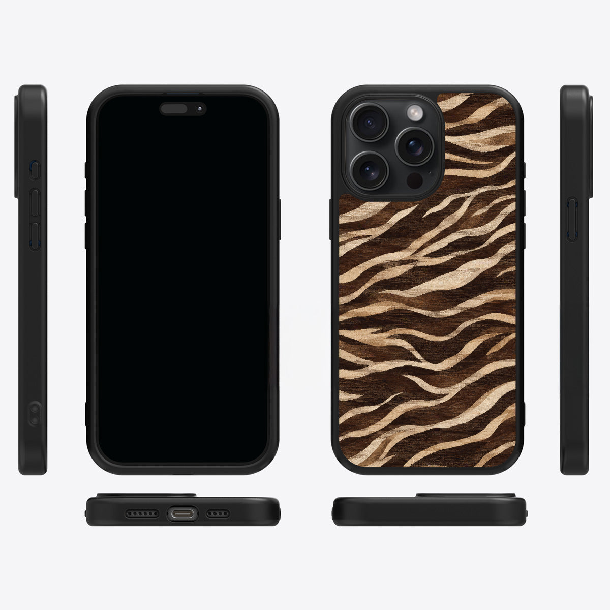 Savanna Silk iPhone 14 Pro case cover – multi-angle view