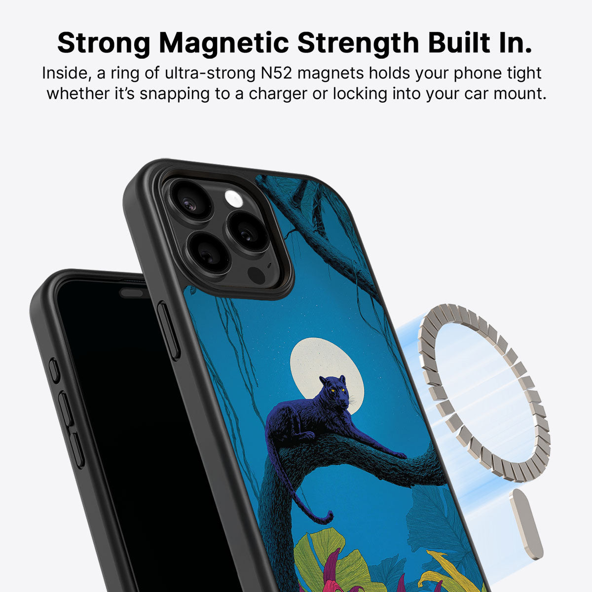 iPhone 14 Pro Case with MagSafe – Tropic Panther