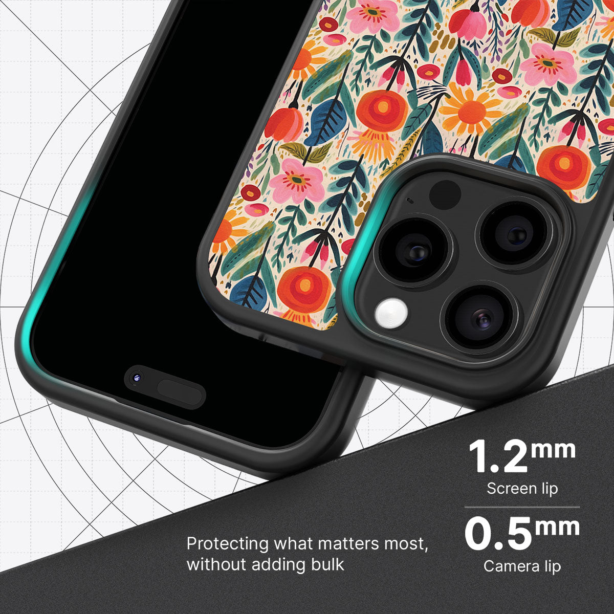 Wild Blossoms - iPhone 14 Pro Case #case type_core (magsafe), #case type_core (non magsafe)