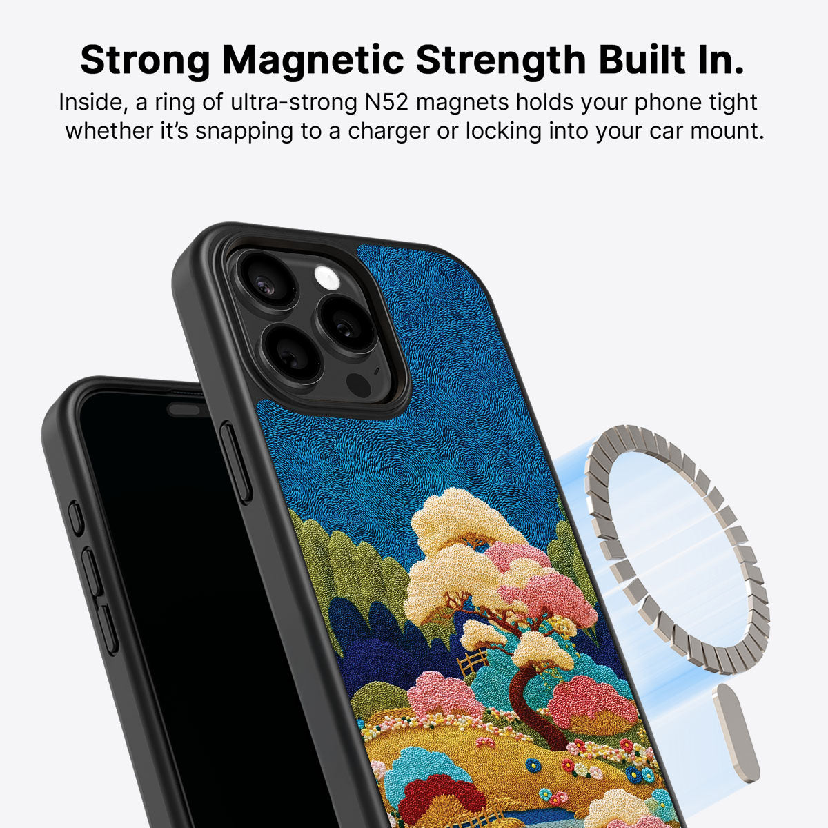 iPhone 14 Pro Case with MagSafe – Zen Garden