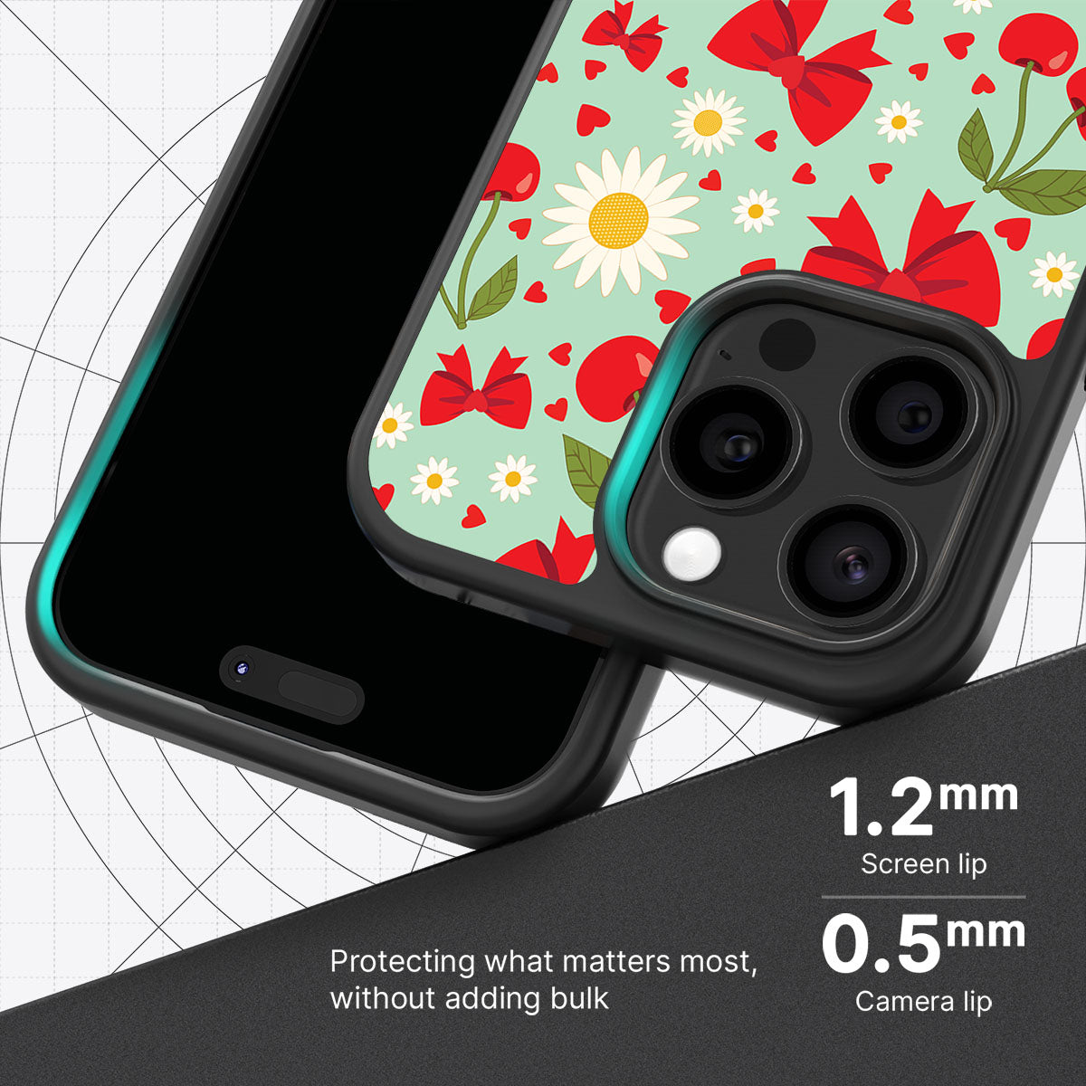 Blushing Bows - iPhone 14 Pro Max Case #case type_core (magsafe), #case type_core (non magsafe)