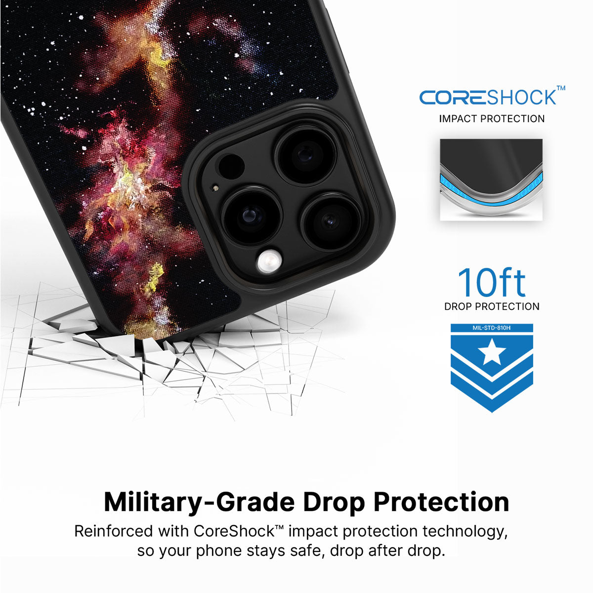 Cosmic Flare - iPhone 14 Pro Max Case #case type_core (magsafe), #case type_core (non magsafe)