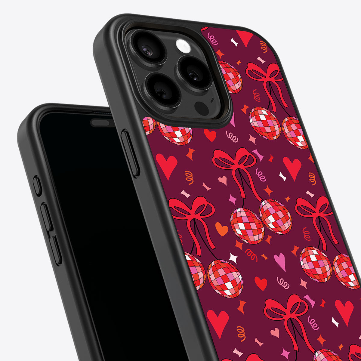 Disco Cherries - iPhone 14 Pro Max Case #case type_core (non magsafe)