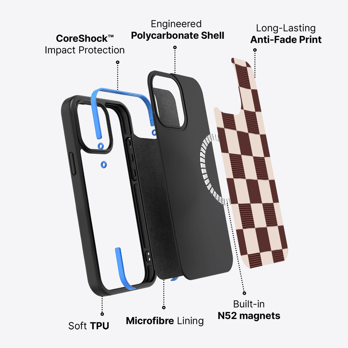 Elegance Espresso - iPhone 14 Pro Max Case #case type_core (magsafe)