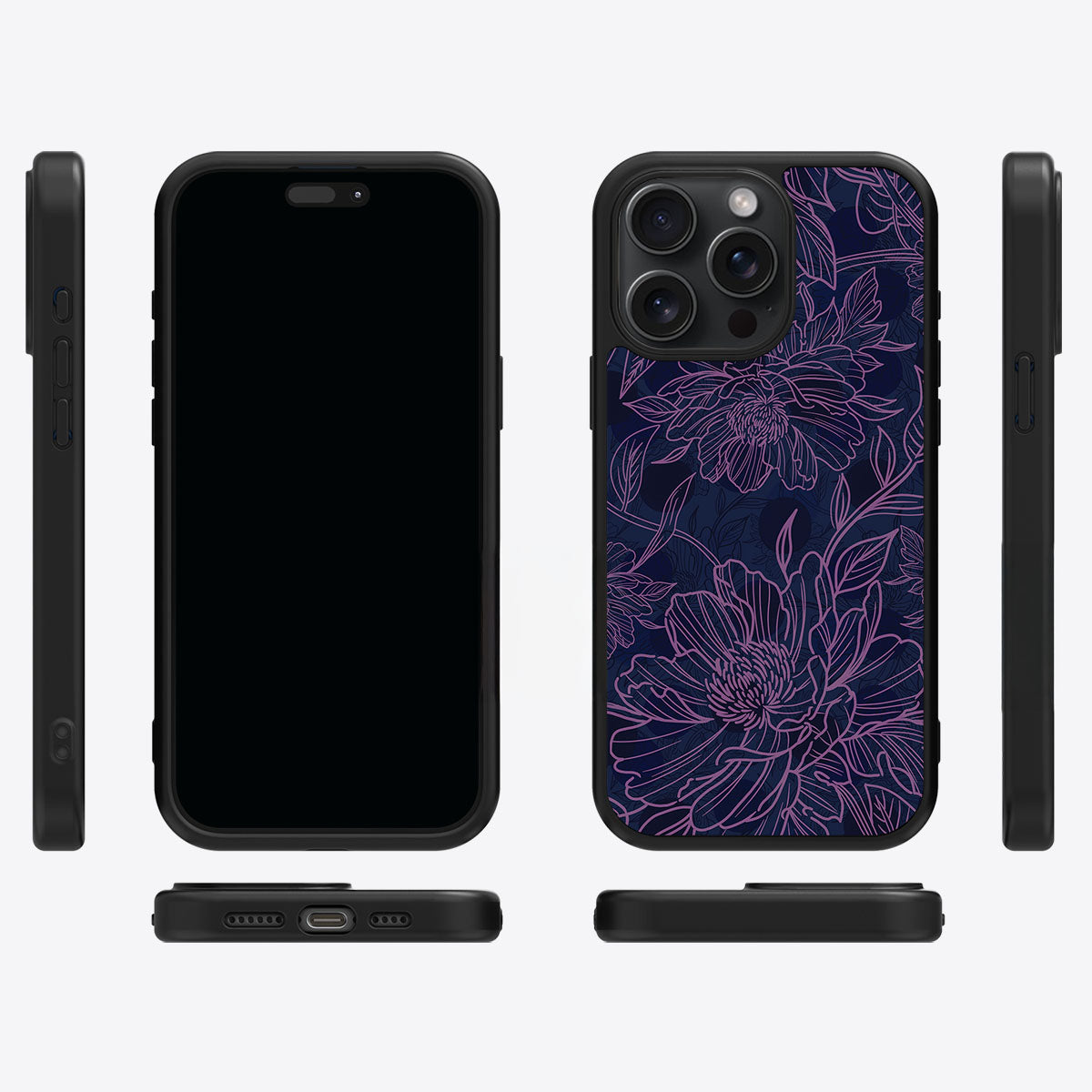 Luminous Blooms - iPhone 14 Pro Max Case #case type_core (magsafe), #case type_core (non magsafe)