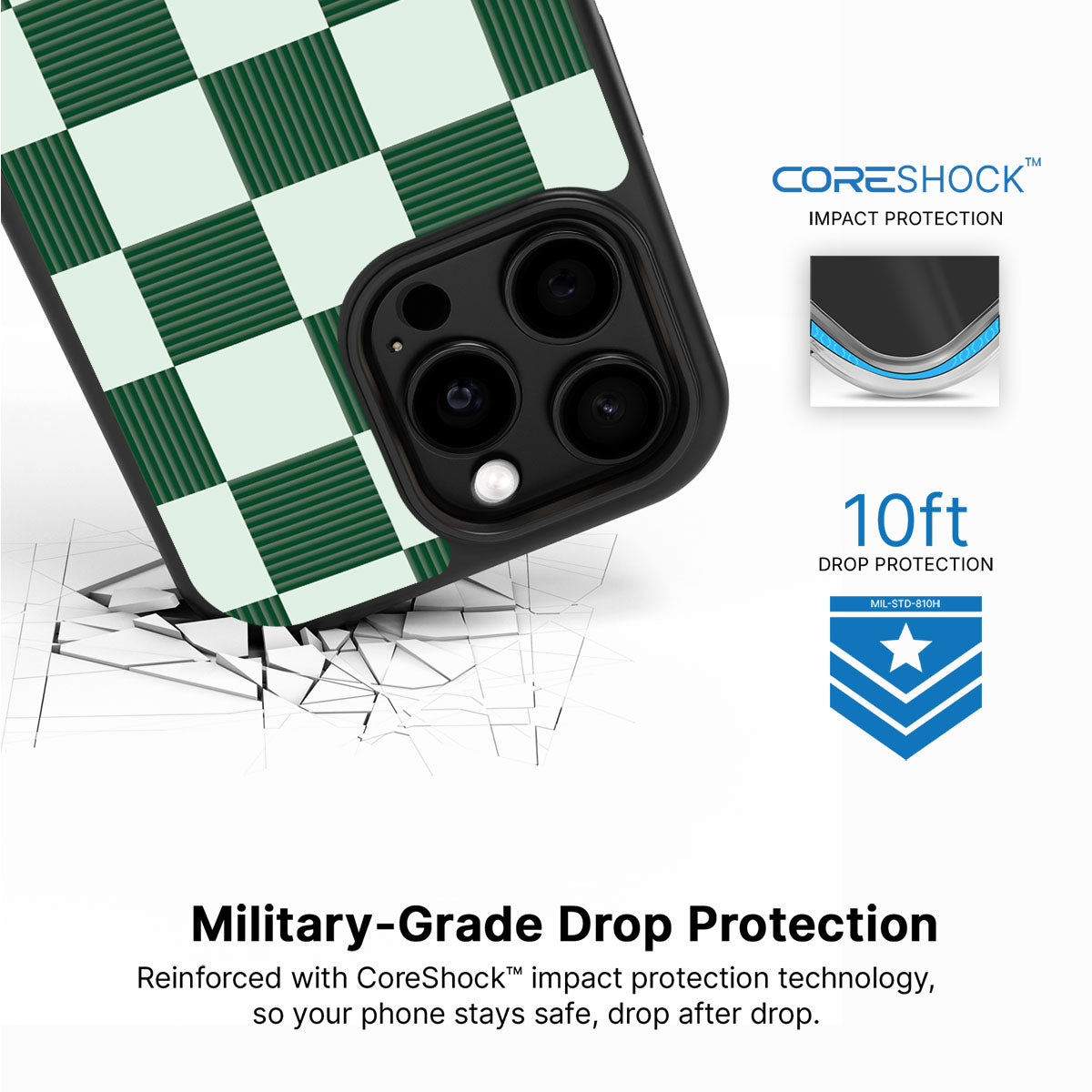 Luxe Emerald - iPhone 14 Pro Max Case #case type_core (magsafe), #case type_core (non magsafe)