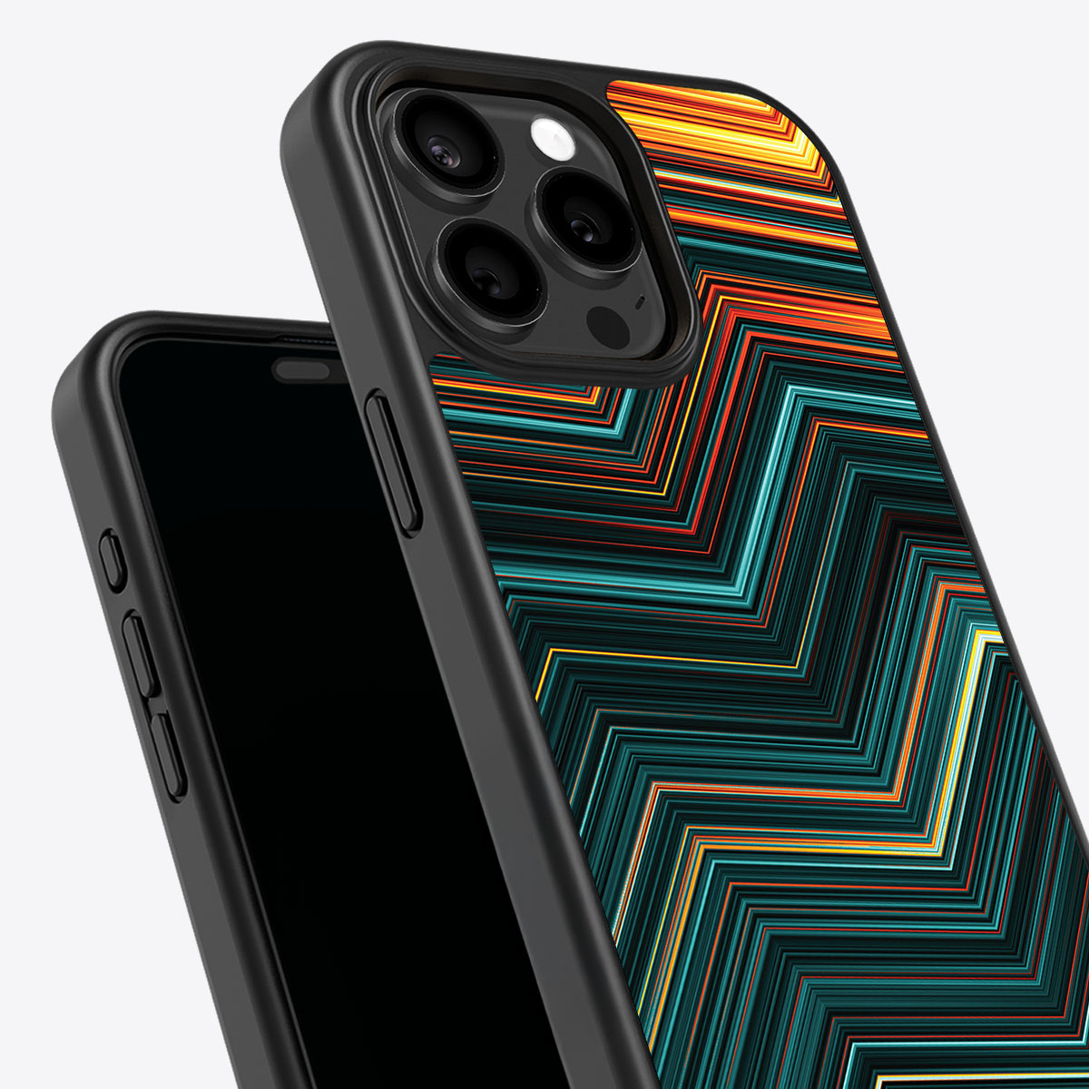 Techno Waves - iPhone 14 Pro Max Case #case type_core (non magsafe)