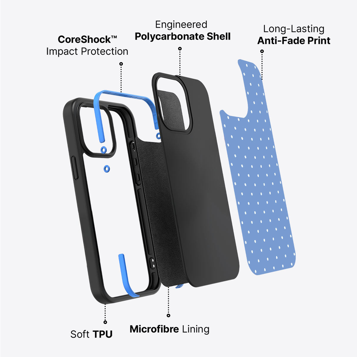 Azurelle - iPhone 15 Case #case type_core (non magsafe)