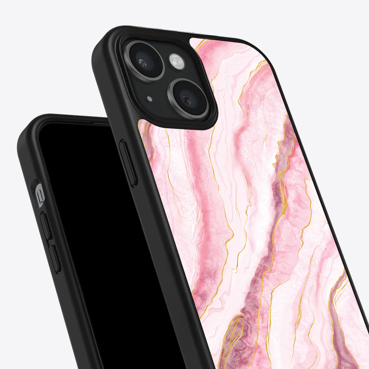 Blushed Marble - iPhone 15 Case, #case type_core (non magsafe)