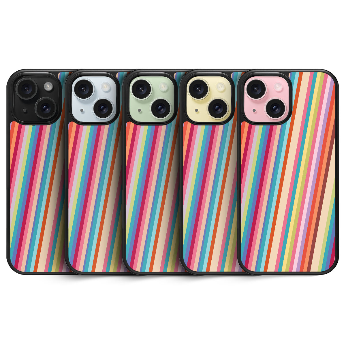 Candy Stripe - iPhone 15 Case #case type_core (magsafe), #case type_core (non magsafe)