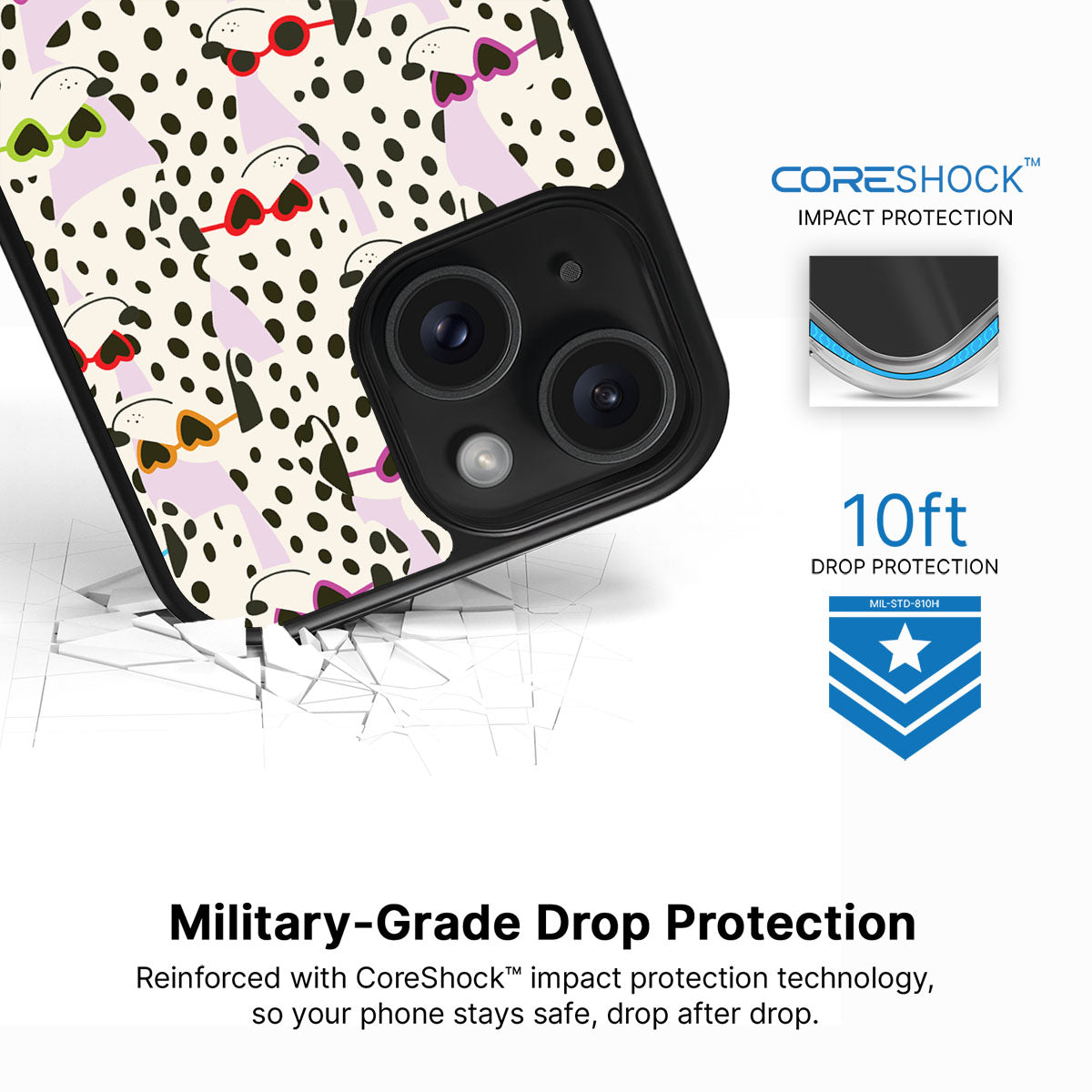 Dalmatian Dog - iPhone 15 Case