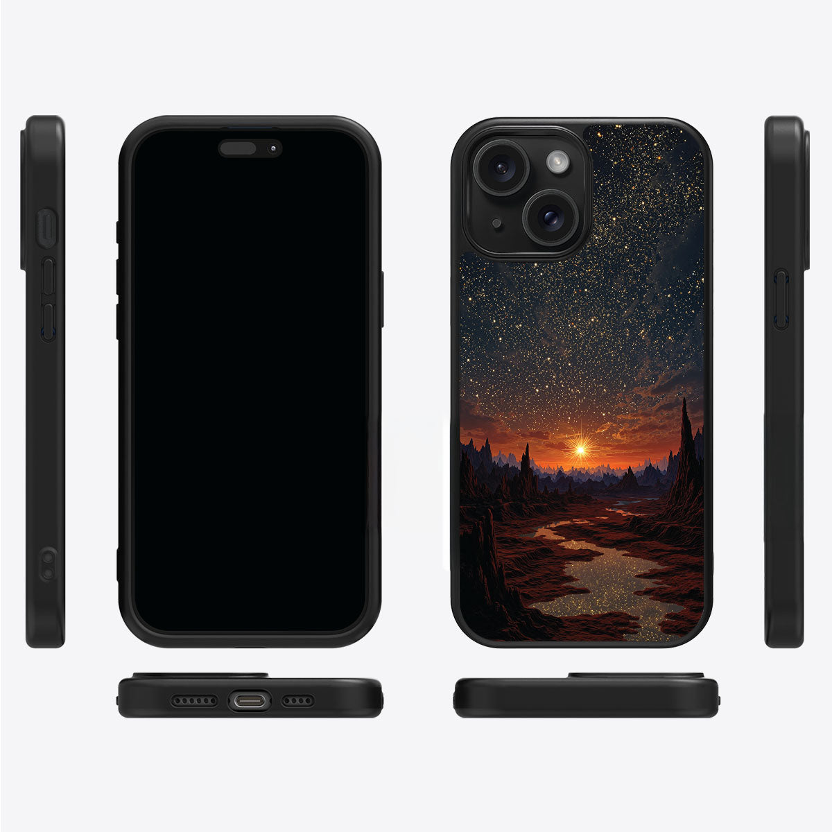 iPhone 15 Case with MagSafe – Desert Dusk