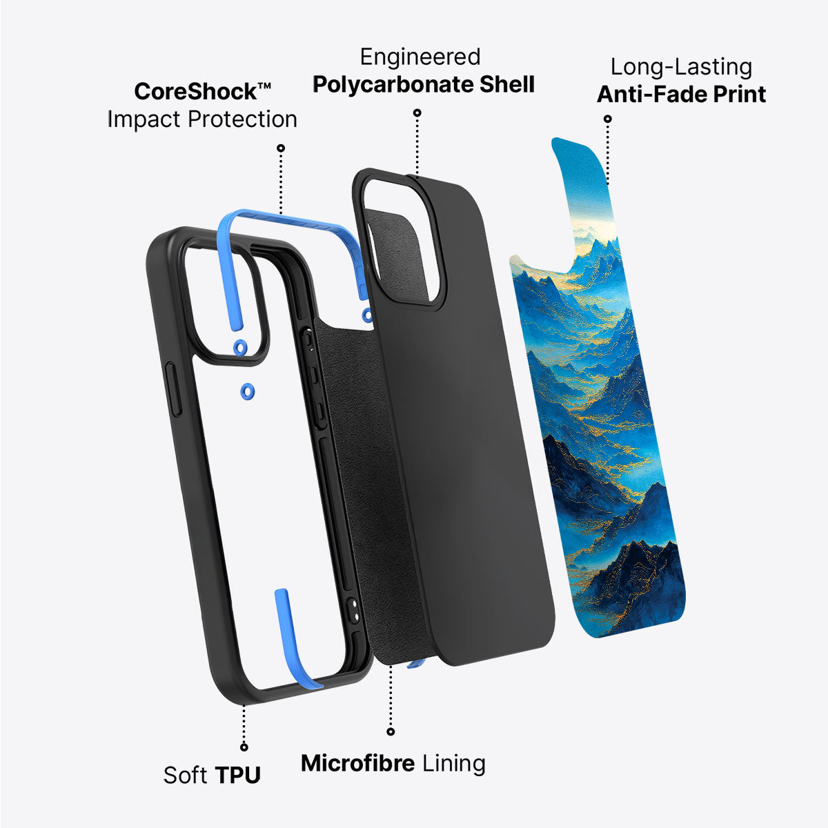 Ethereal Dawn - iPhone 15 Case #case type_core (non magsafe)