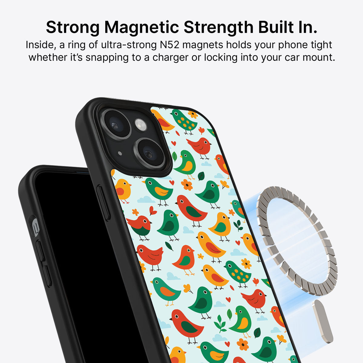 Feathered Friends - iPhone 15 Case #case type_core (magsafe)