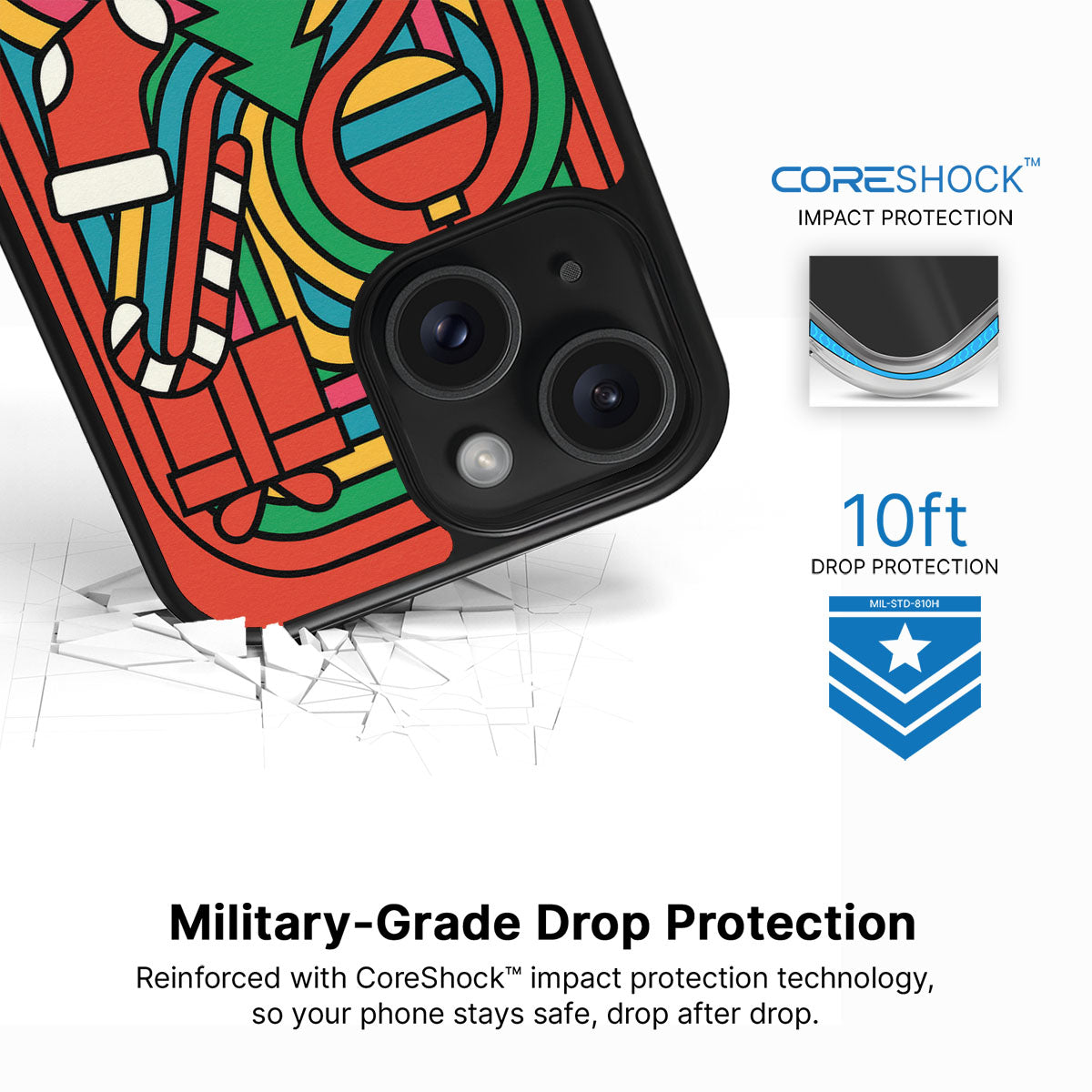 Feeling Festive - iPhone 15 Case #case type_core (magsafe), #case type_core (non magsafe)