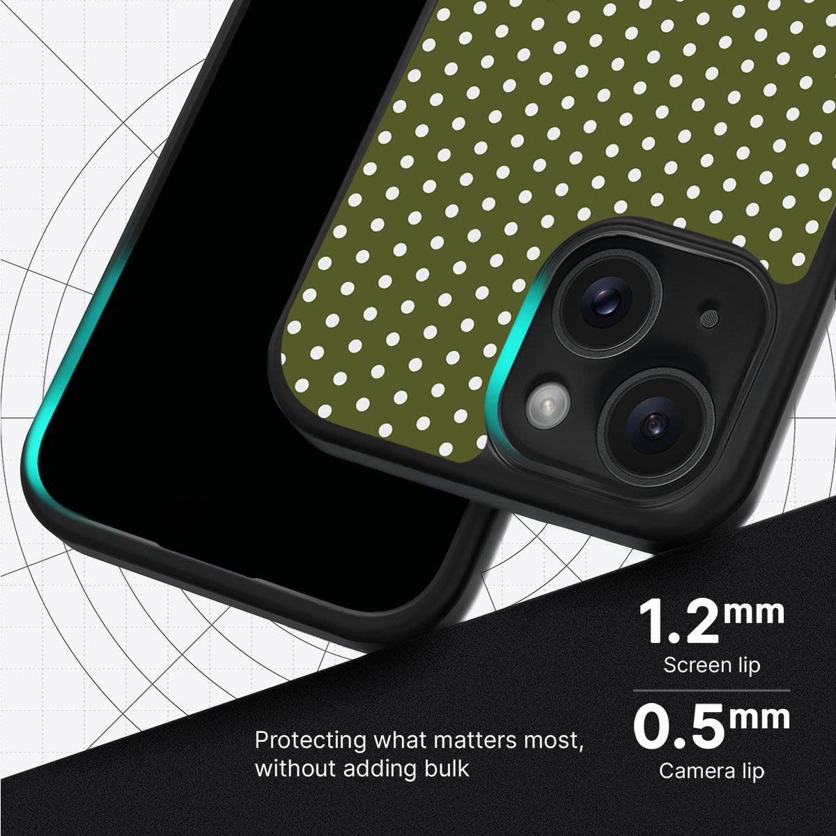 Forest Mesh - iPhone 15 Case #case type_core (magsafe), #case type_core (non magsafe)