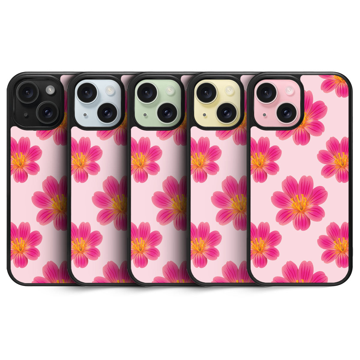 Lewisia Cotyledon - iPhone 15 Case #case type_core (magsafe), #case type_core (non magsafe)