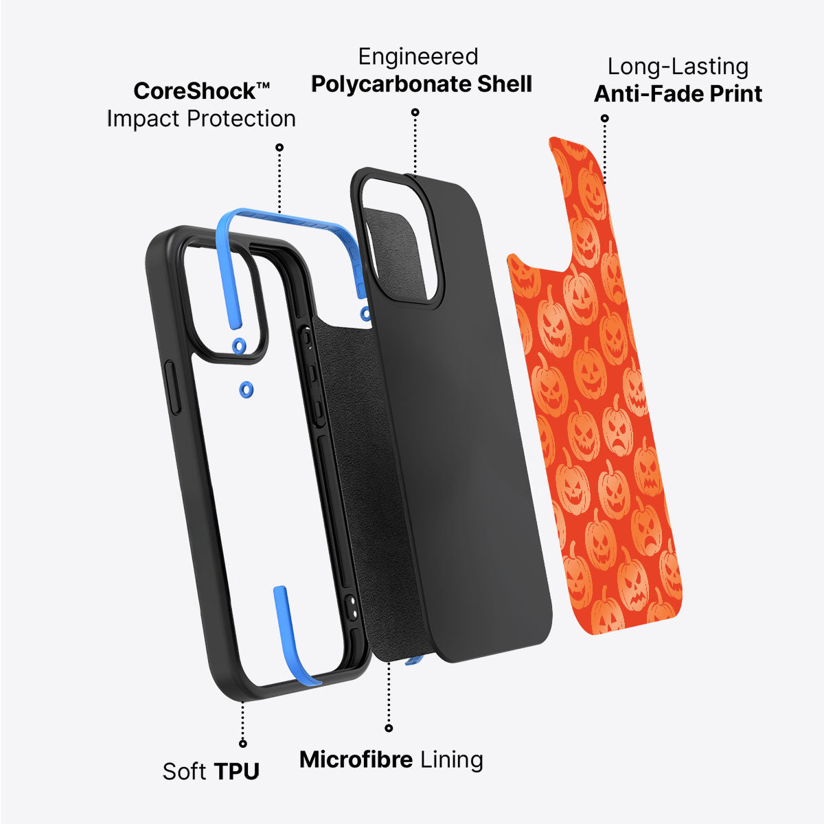 Pumpkin Parade - iPhone 15 Case #case type_core (non magsafe)