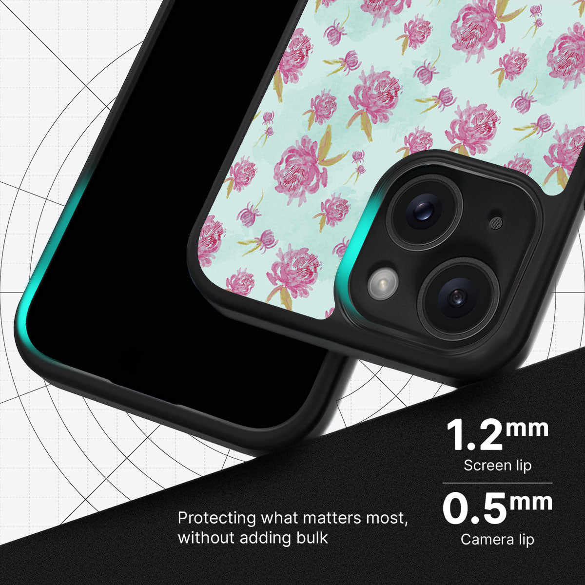 Rose Showers - iPhone 15 Case