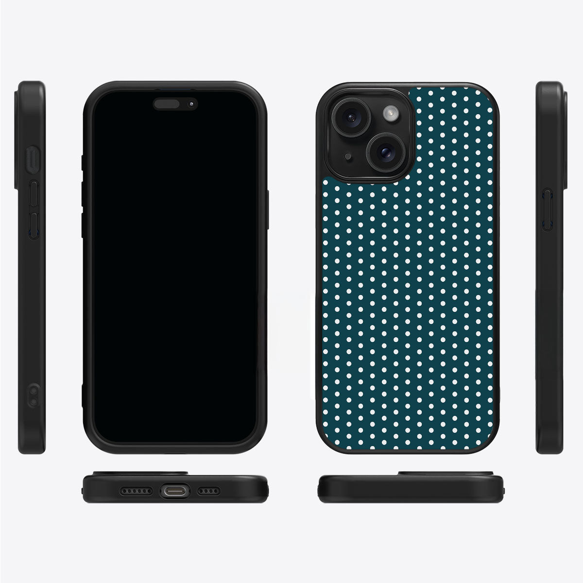 Teal Mesh - iPhone 15 Case #case type_core (magsafe), #case type_core (non magsafe)