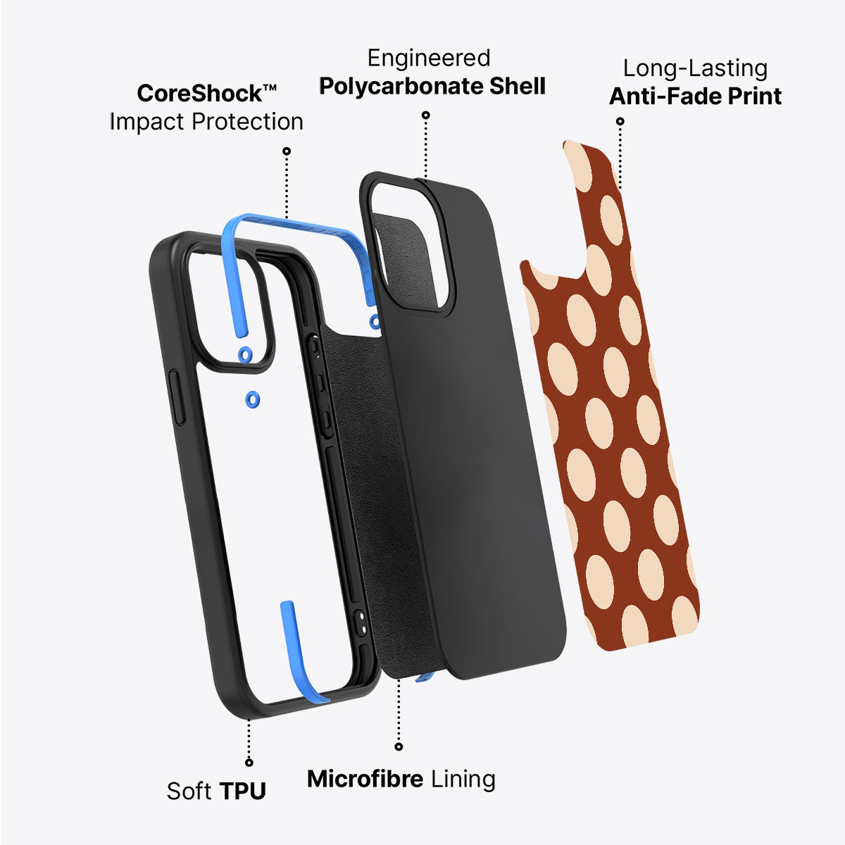 Amber Veil - iPhone 15 Plus Case #case type_core (non magsafe)