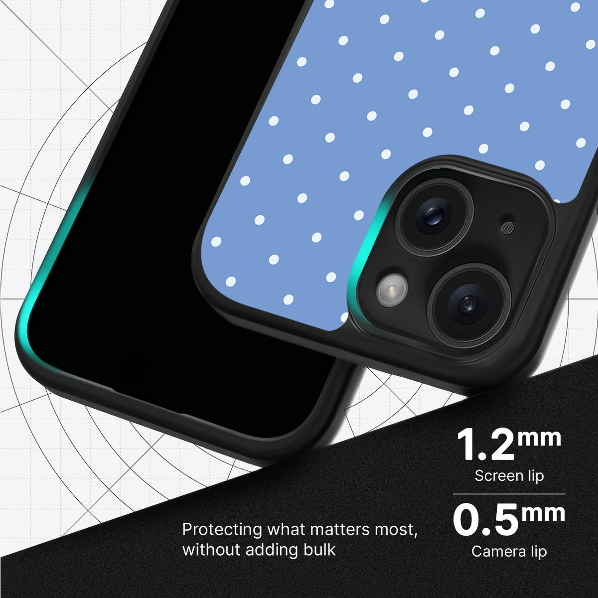 Azurelle - iPhone 15 Plus Case #case type_core (magsafe), #case type_core (non magsafe)