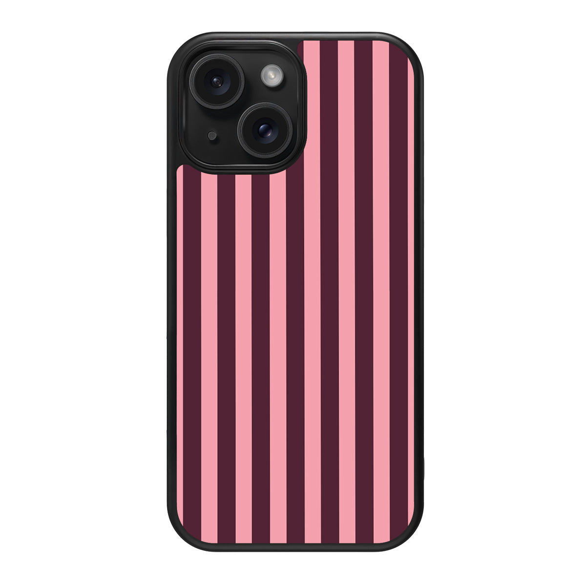 Candy Column design back view – iPhone 15 Plus case