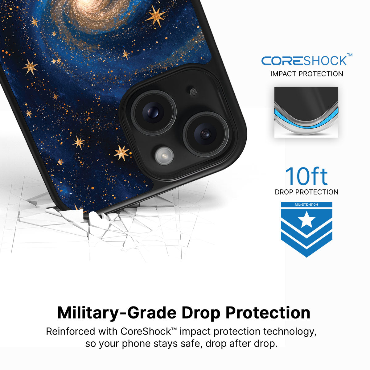 Cosmic Tide - iPhone 15 Plus Case