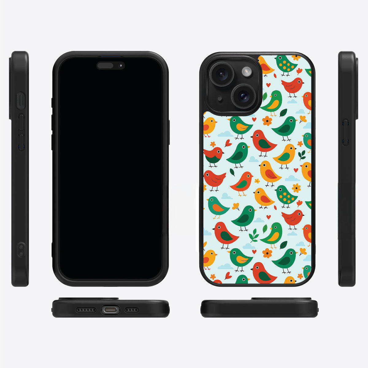Feathered Friends - iPhone 15 Plus Case #case type_core (magsafe), #case type_core (non magsafe)