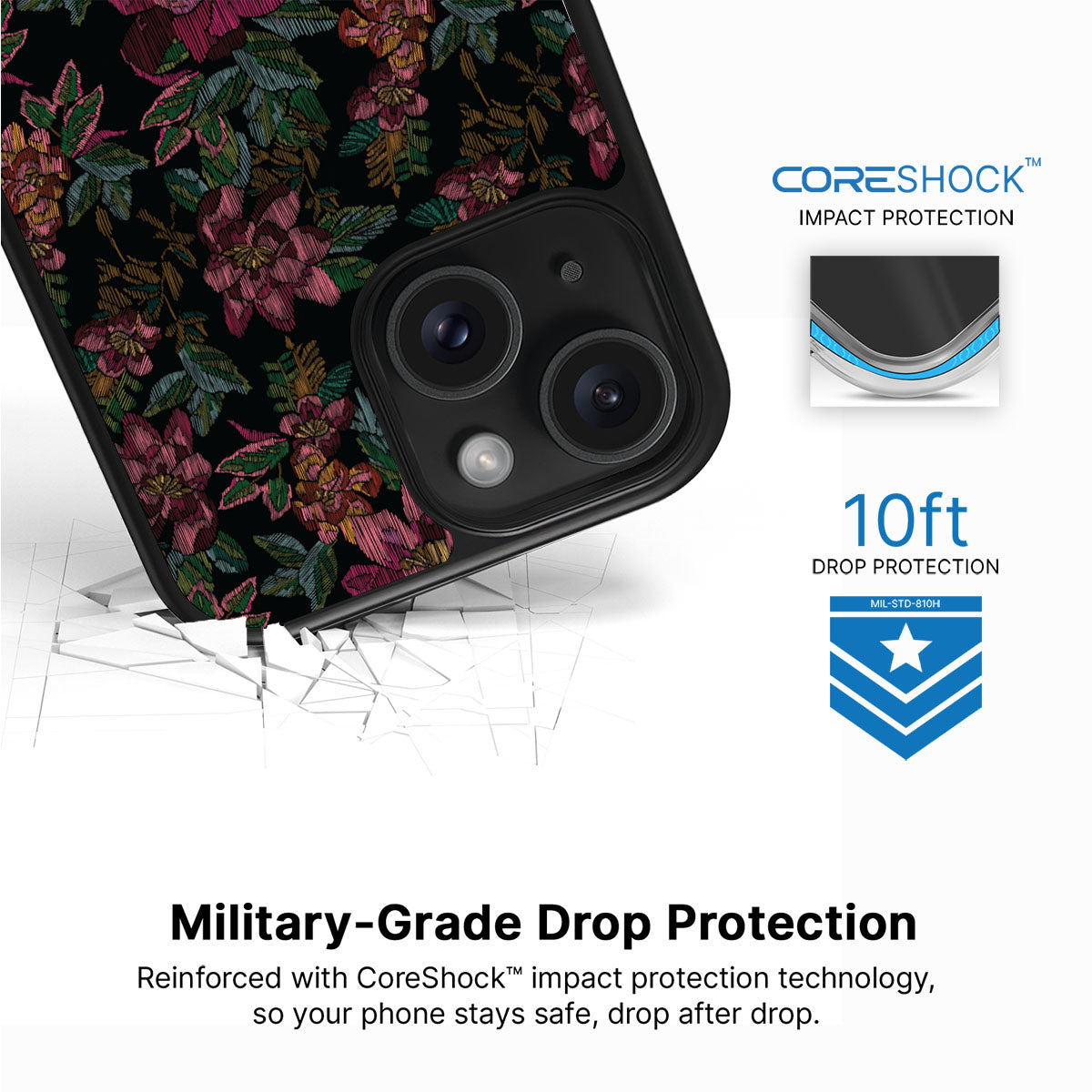 Floral Tapestry - iPhone 15 Plus Case