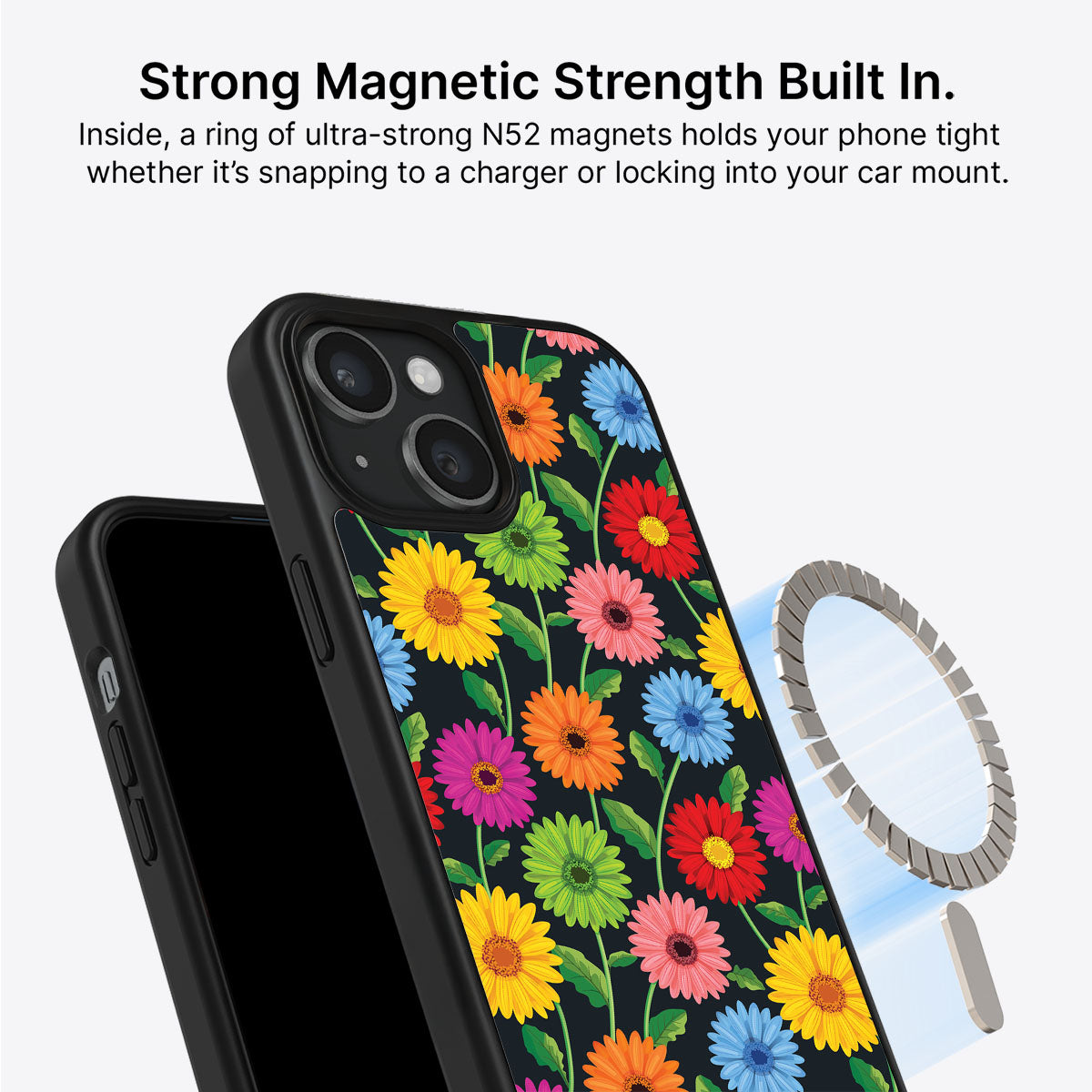 Gerbera Bloom - iPhone 15 Plus Case