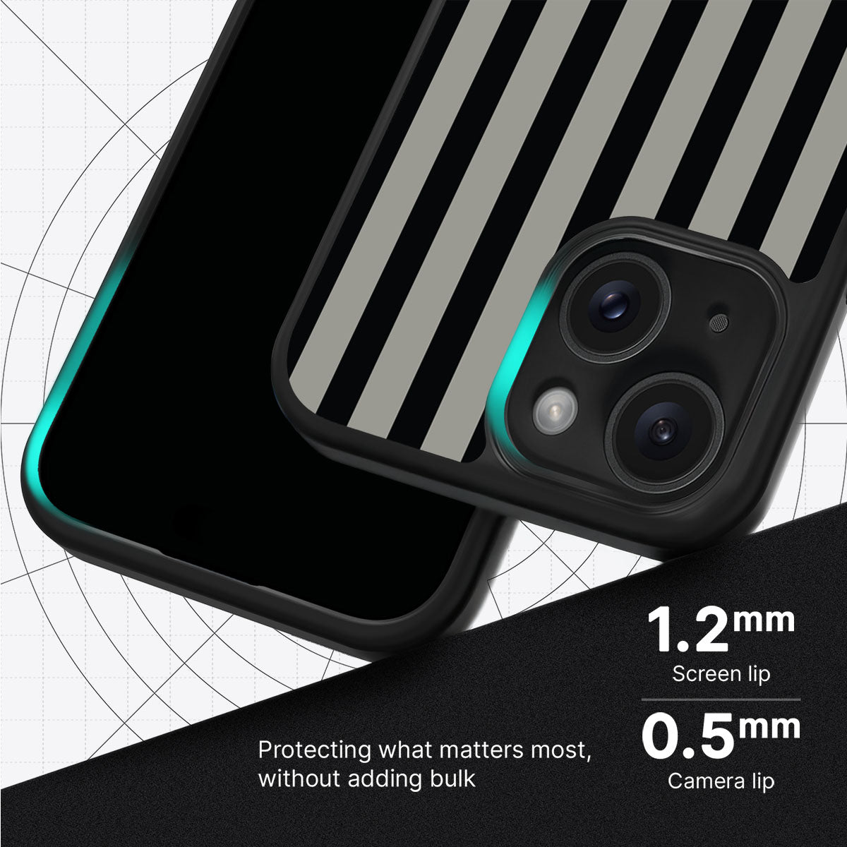 Gray Zone - iPhone 15 Plus Case #case type_core (magsafe), #case type_core (non magsafe)