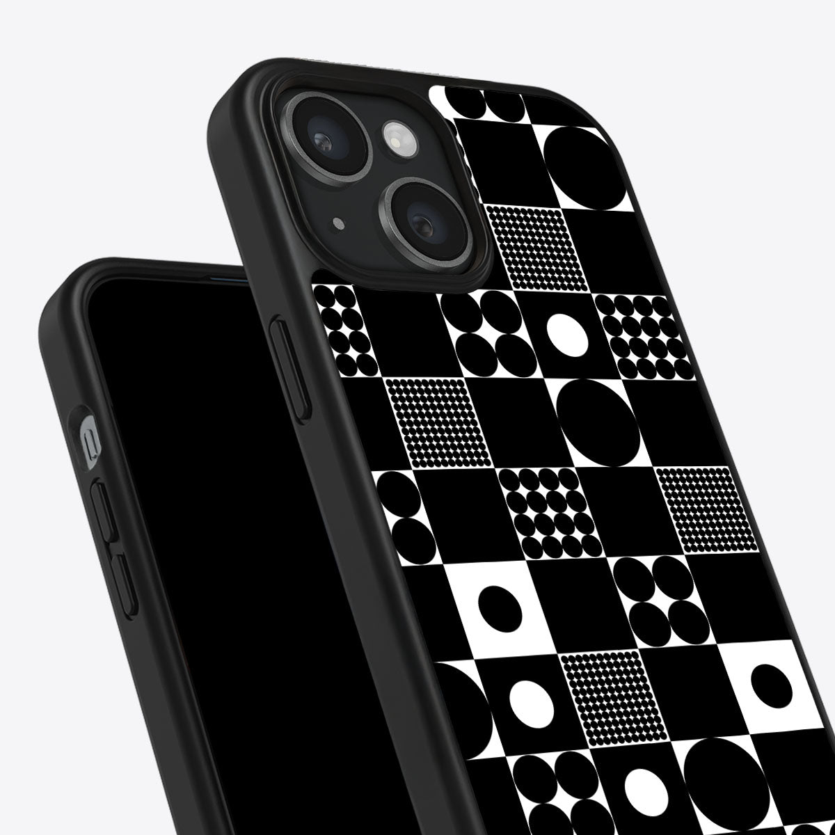 Grid and Orb - iPhone 15 Plus Case #case type_core (non magsafe)