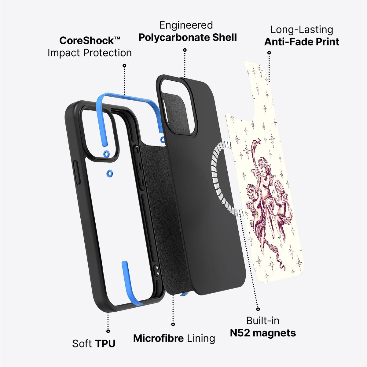 Herald Angels - iPhone 15 Plus Case #case type_core (magsafe)