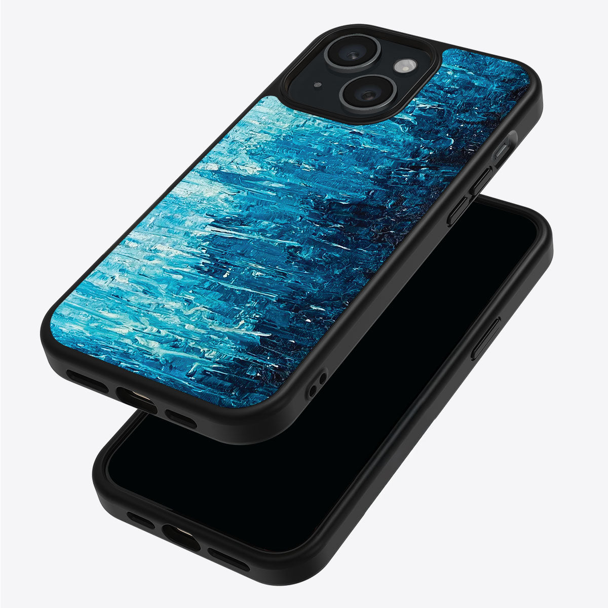 Indigo Impasto - iPhone 15 Plus Case