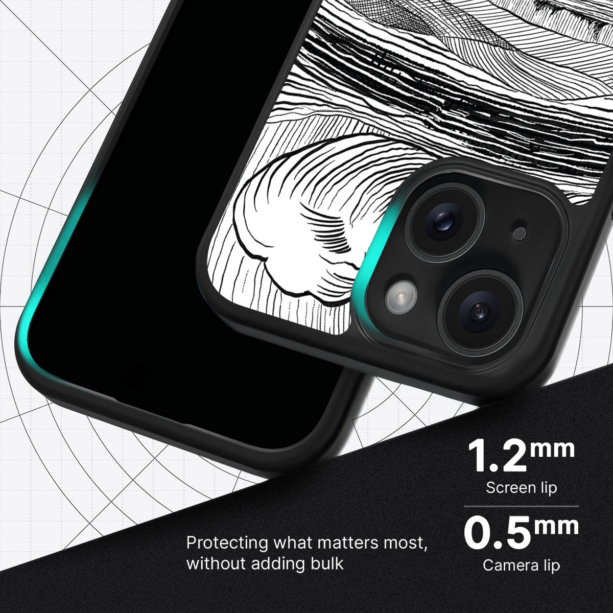 Linear Landscape - iPhone 15 Plus Case