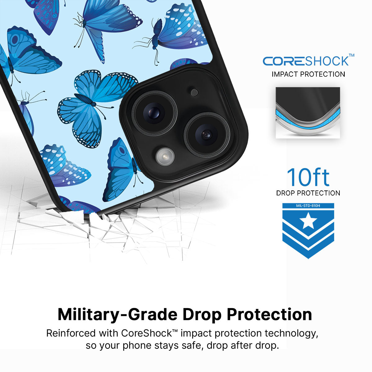 Magic Butterflies - iPhone 15 Plus Case