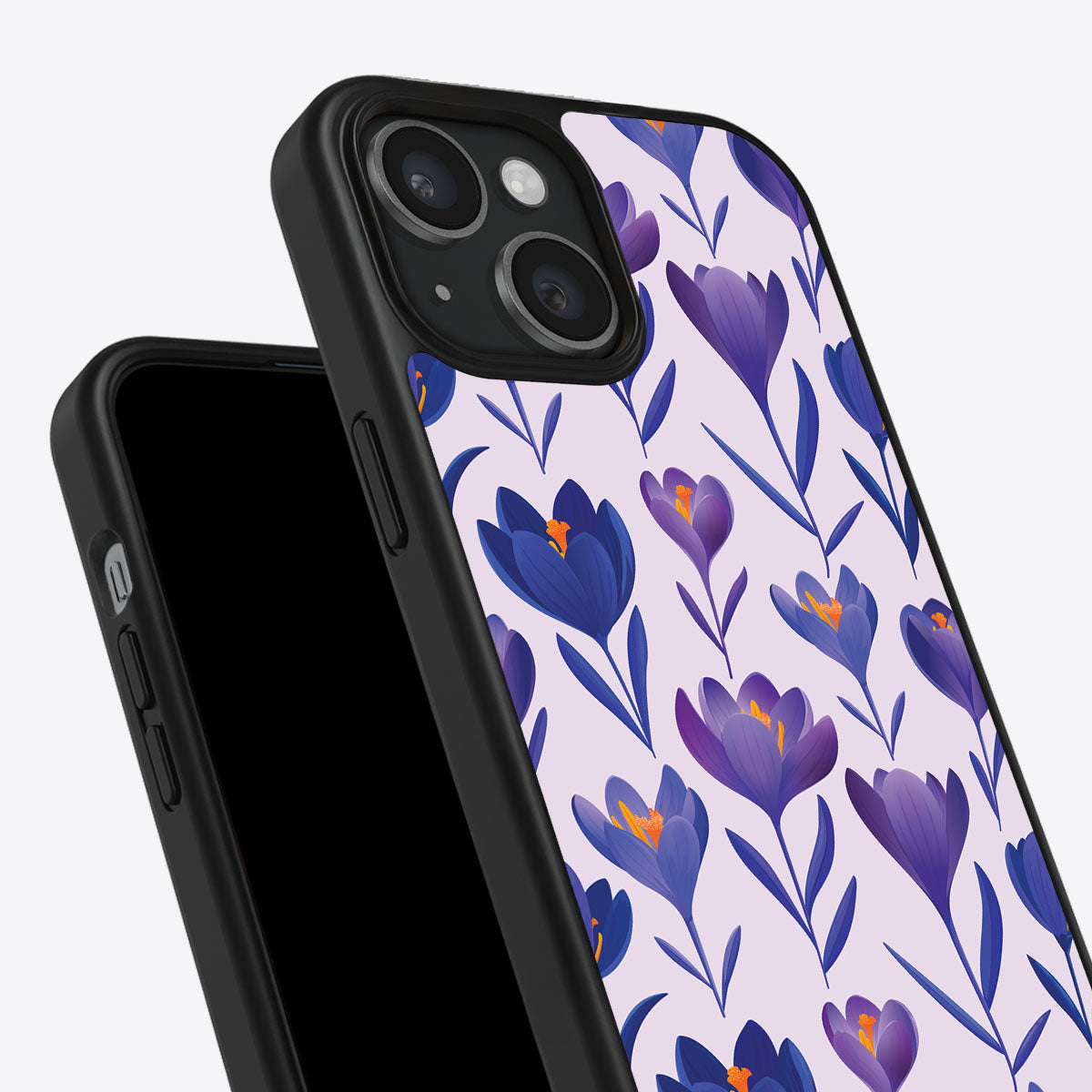 Midnight Crocus - iPhone 15 Plus Case #case type_core (non magsafe)
