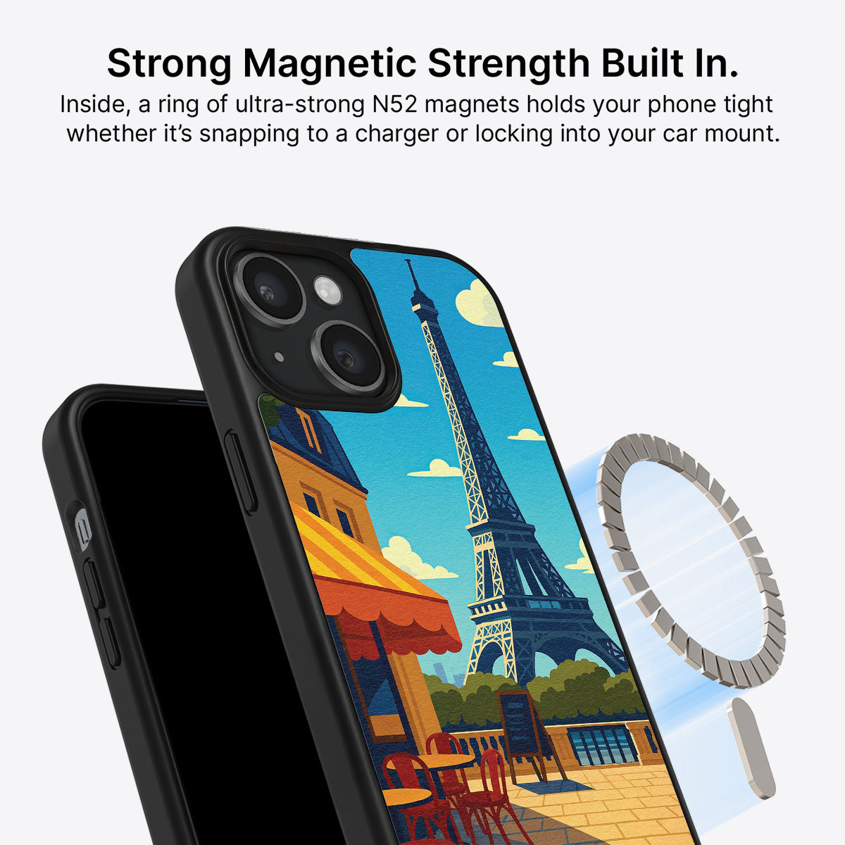 Paris - iPhone 15 Plus Case #case type_core (magsafe)