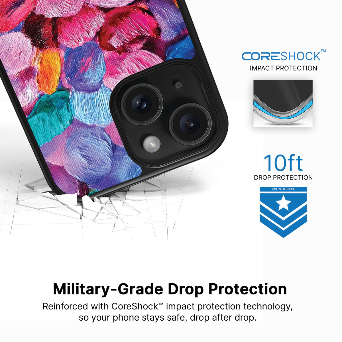 Petal Mosaic - iPhone 15 Plus Case