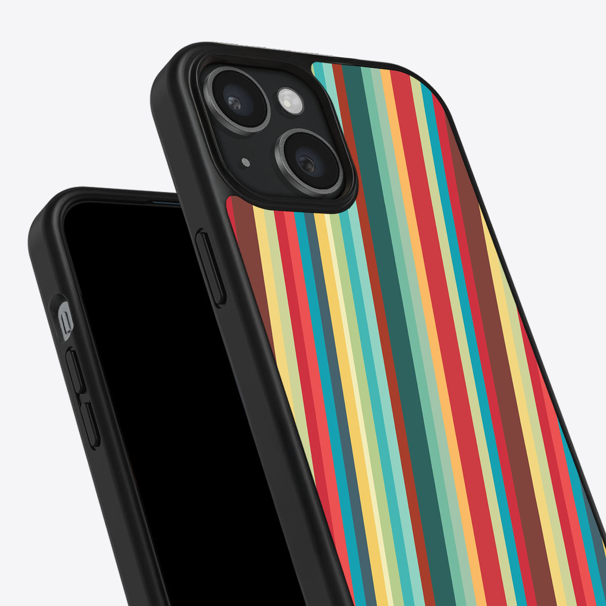 Retro Stripes - iPhone 15 Plus Case