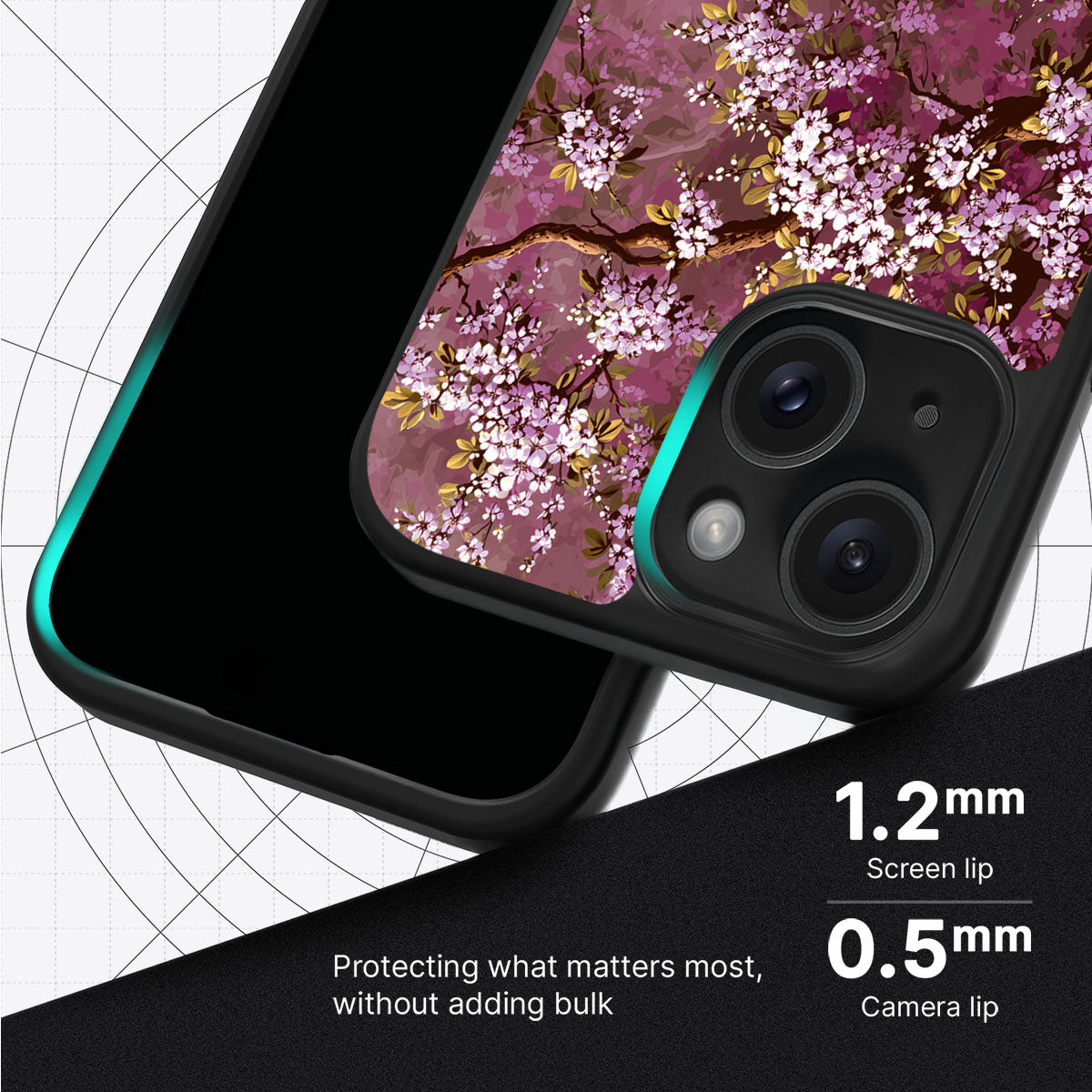 Rose Whisper - iPhone 15 Plus Case #case type_core (magsafe), #case type_core (non magsafe)