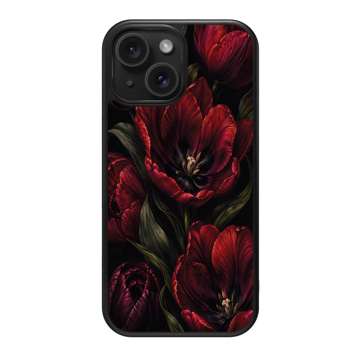 Scarlet Hour design back view – iPhone 15 Plus case