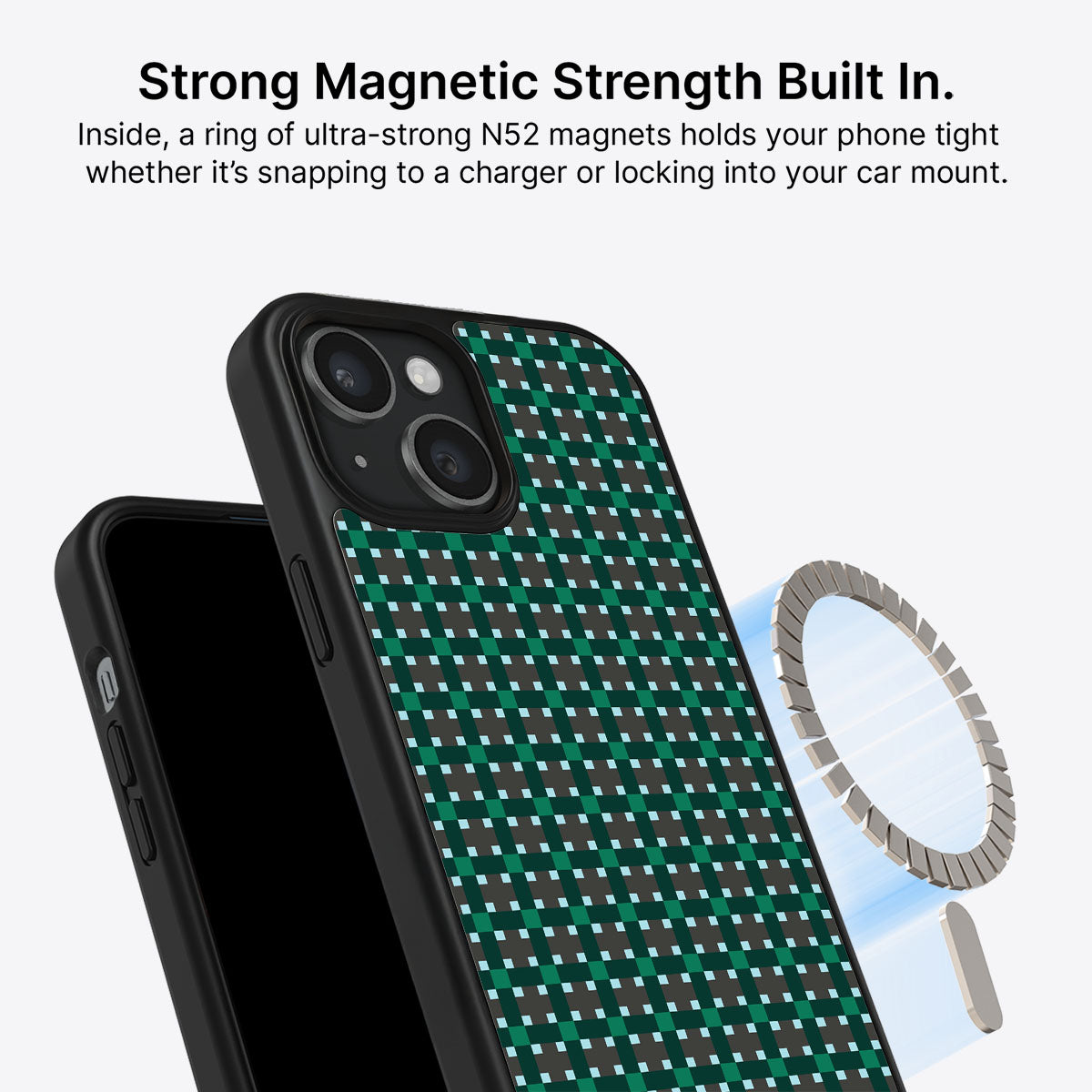 Sea of Emeralds - iPhone 15 Plus Case #case type_core (magsafe)